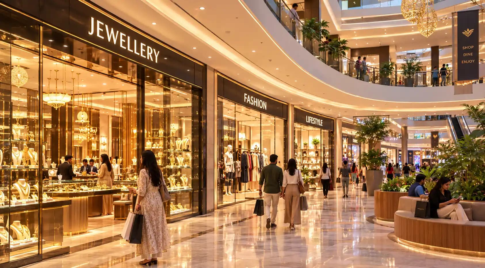 1 Destination at Migsun Lucknow Central - Premium Retail, Gold Souk and Food Bazar