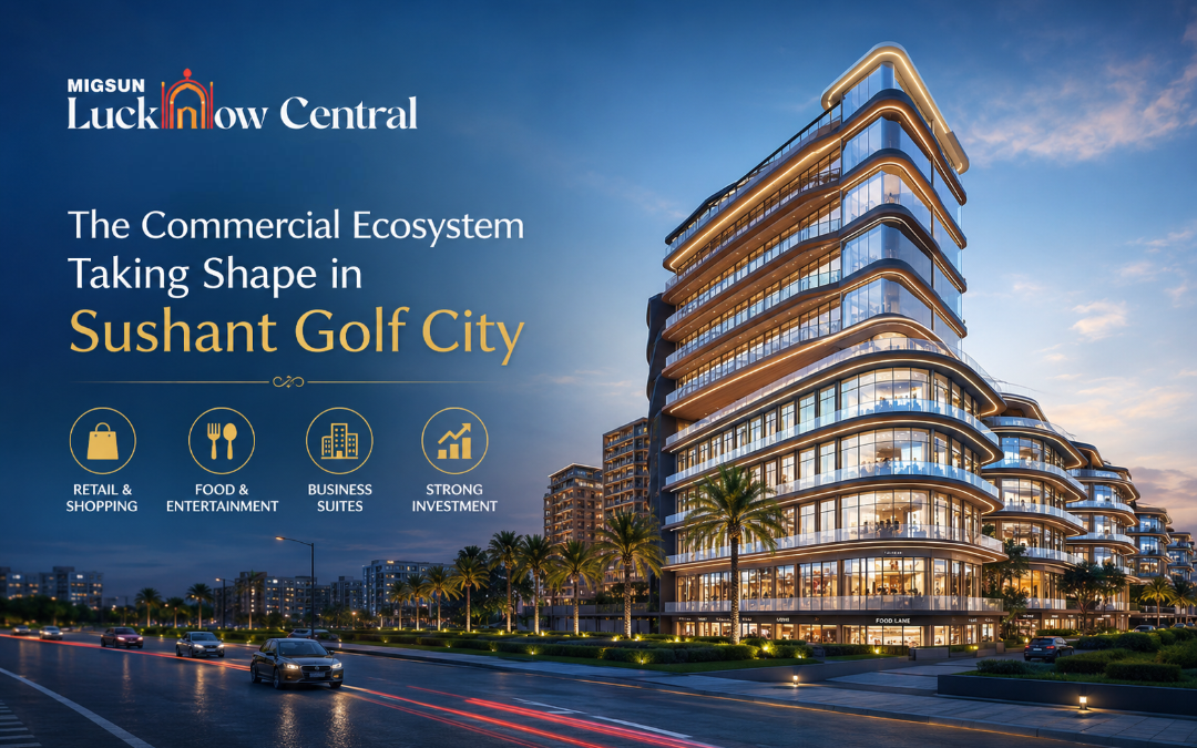 The Commercial Ecosystem Taking Shape in Sushant Golf City