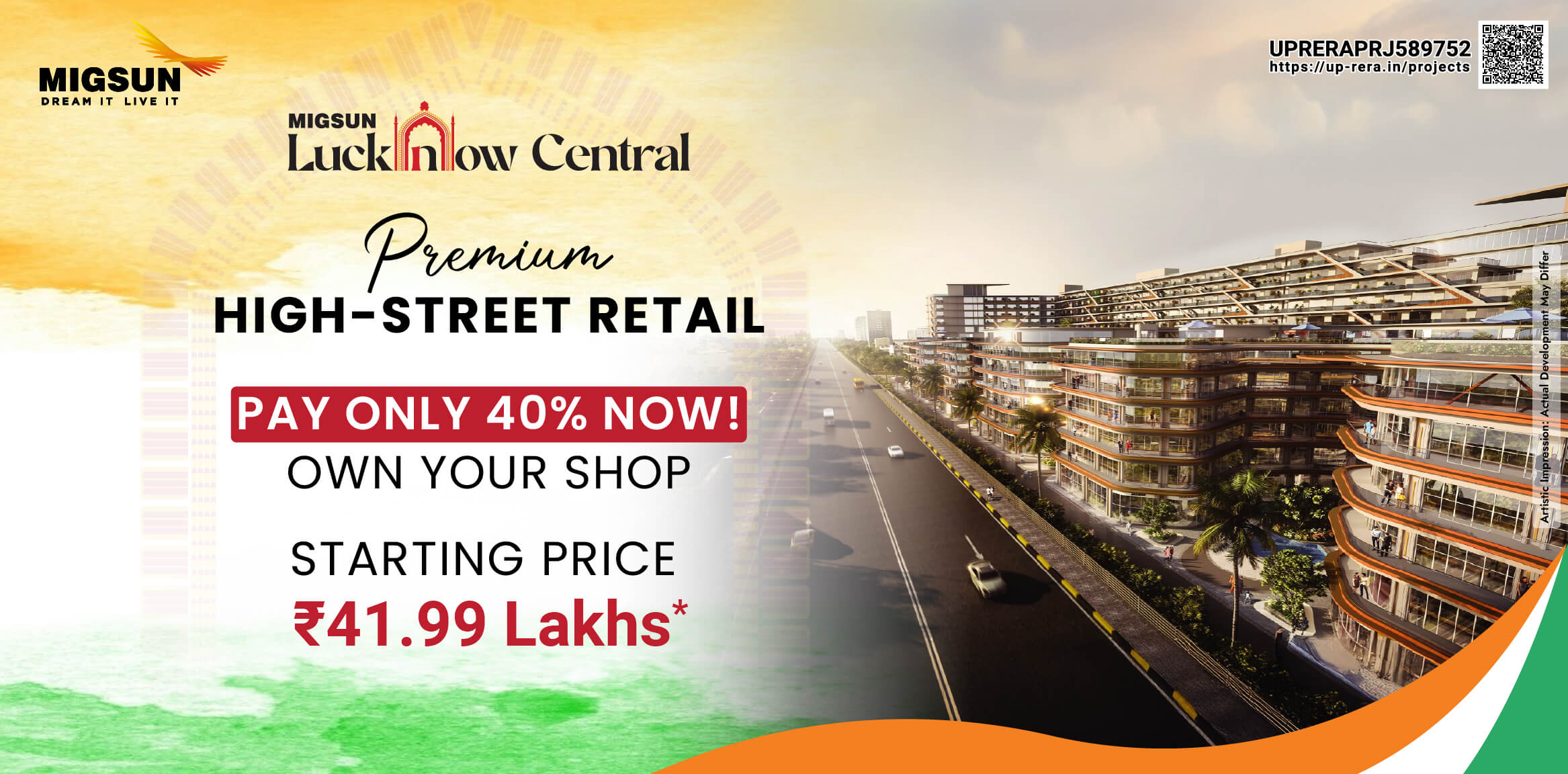 Migsun Lucknow Central High Street Retails